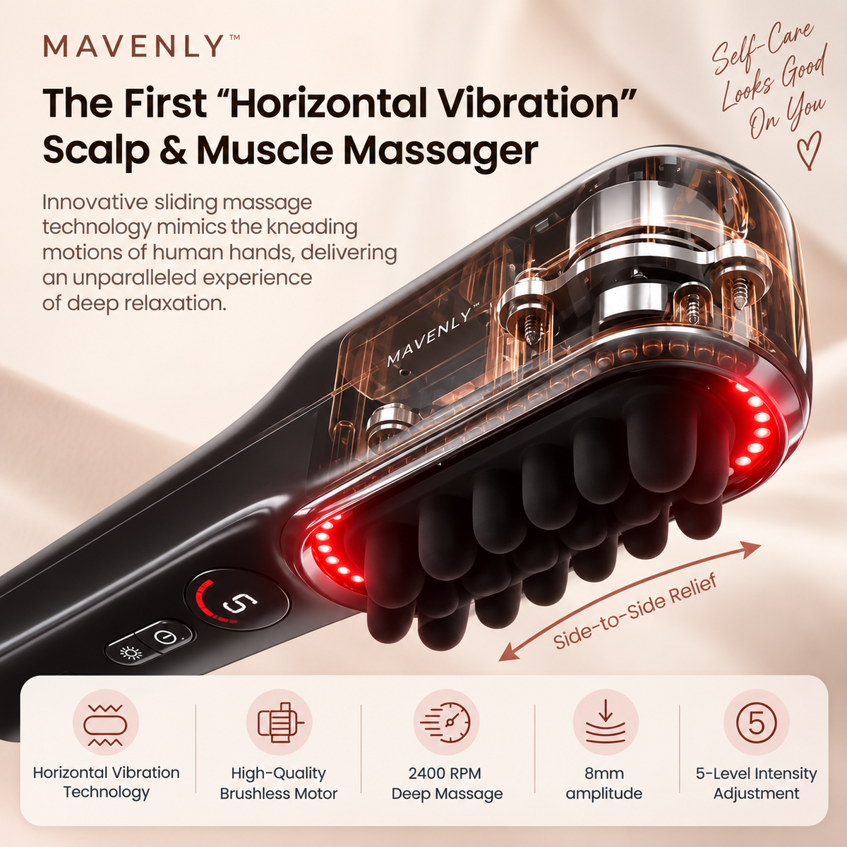 MAVENLY™ HeadSpa Scalp Massager