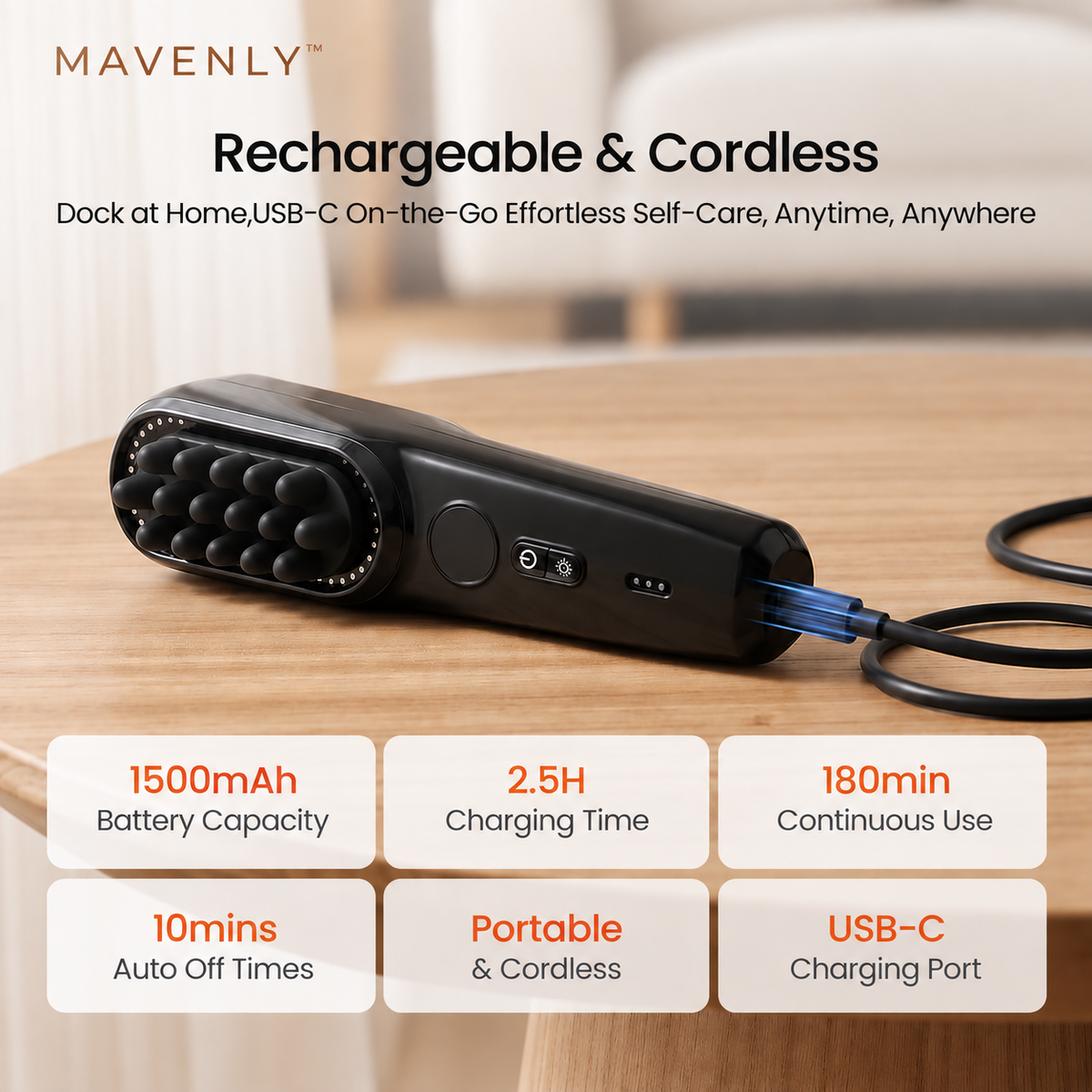 MAVENLY™ HeadSpa Scalp Massager
